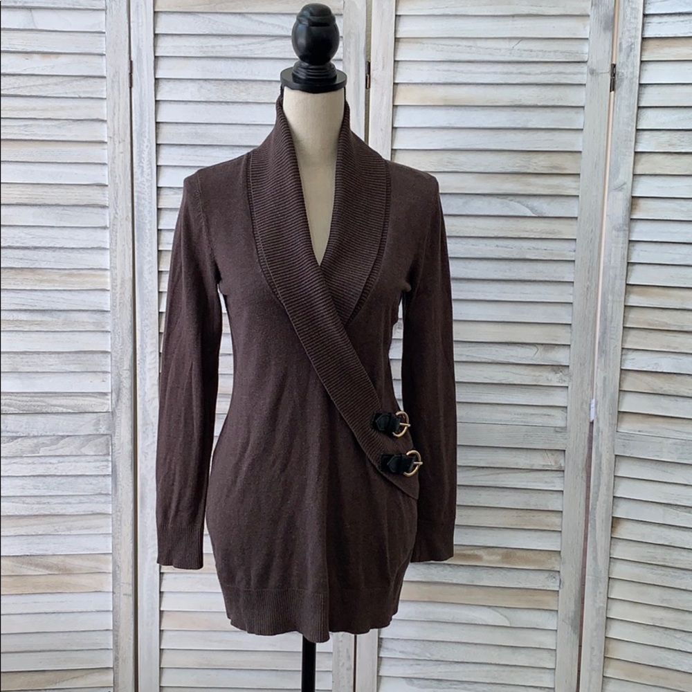 ⚡️3 for $20⚡INC Double Leather Side Buckle Sweater